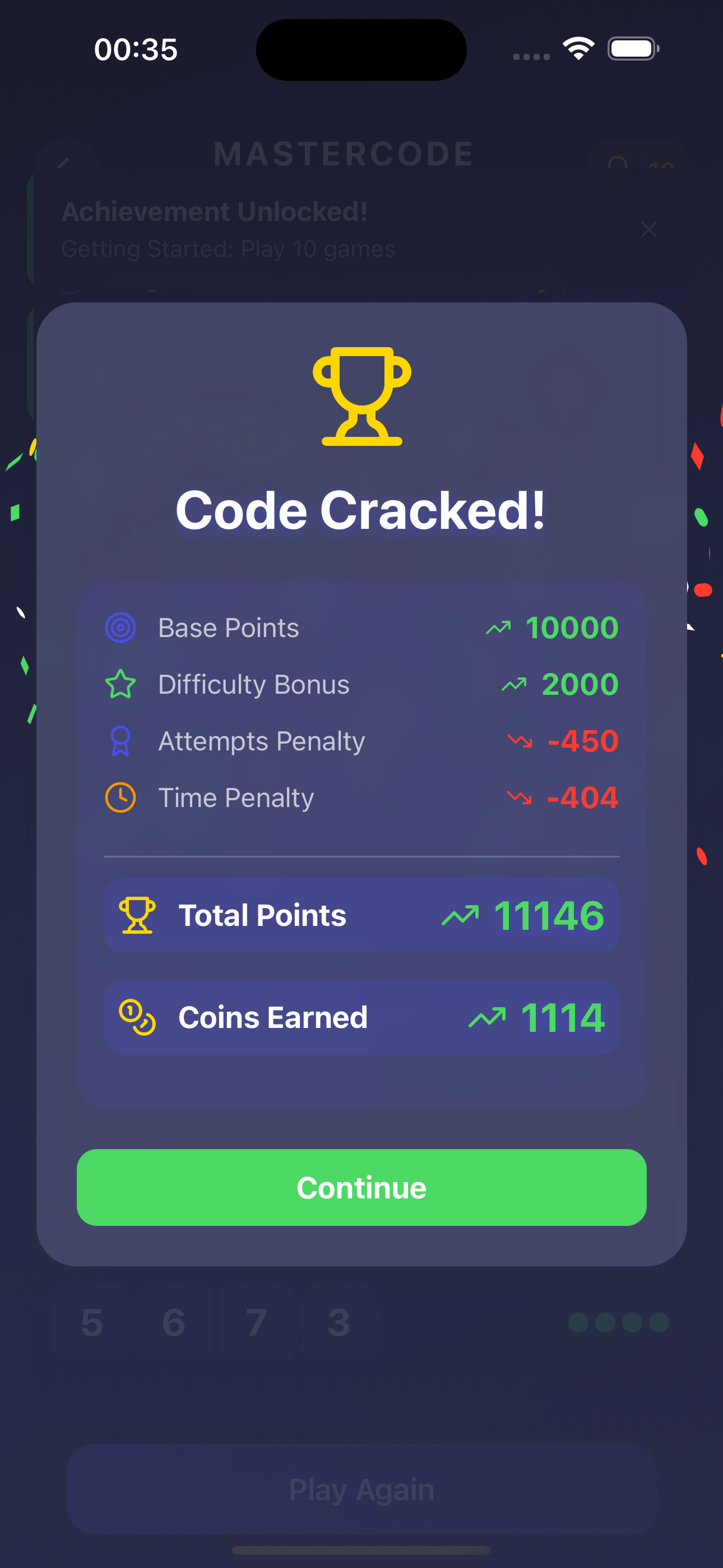 Mastercode screenshot
